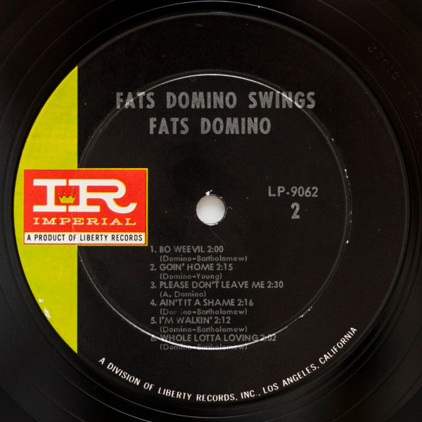 Fats Domino : Fats Domino Swings (LP, Album, Mono, RE)