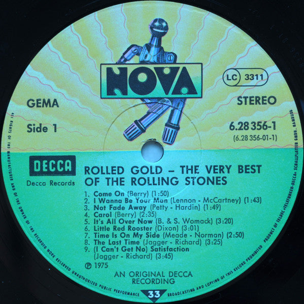 The Rolling Stones : Rolled Gold (The Very Best Of The Rolling Stones) (2xLP, Comp, RP, Gat)