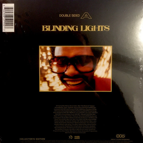 The Weeknd : Blinding Lights (7", Single, Ltd)