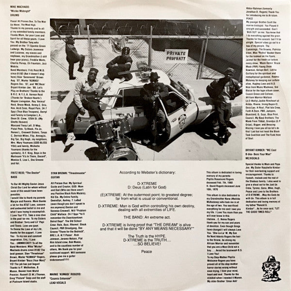 D-Xtreme (2) : The Truth Shall Be Told (LP, Album)