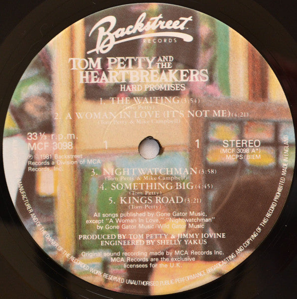 Tom Petty And The Heartbreakers : Hard Promises (LP, Album)