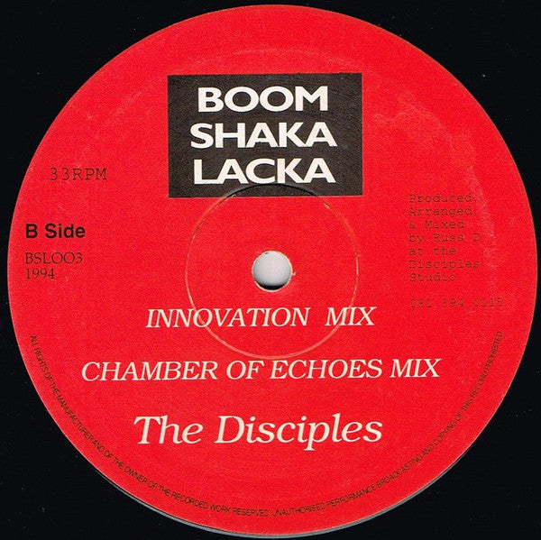 The Disciples (2) : Dub Revolution (10")