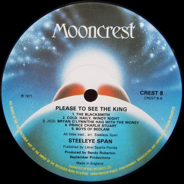 Steeleye Span : Please To See The King (LP, Album, RE)