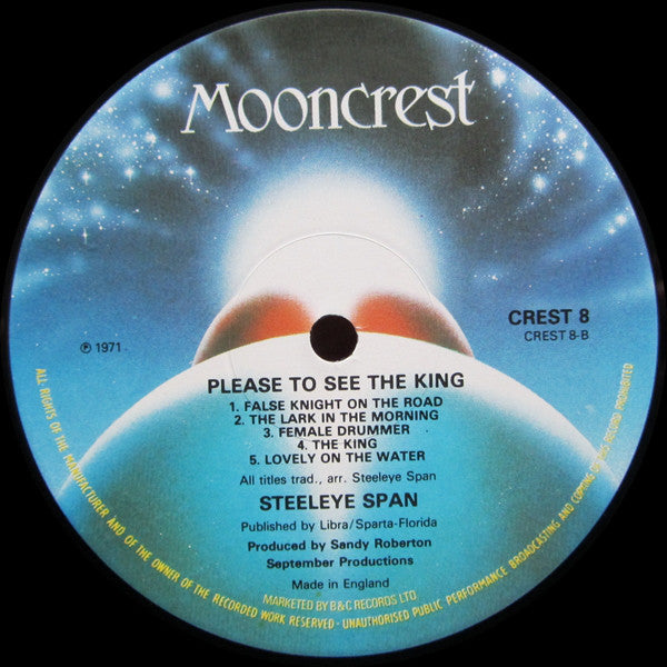 Steeleye Span : Please To See The King (LP, Album, RE)