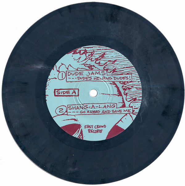 Various : Dude Jams / Shang-A-Lang / Gordon Gano's Army / Dan Padilla 4-Way Split (7", EP, Ltd, Cha)