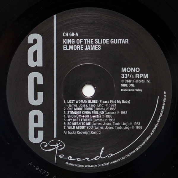 Elmore James : King Of The Slide Guitar (LP, Mono)