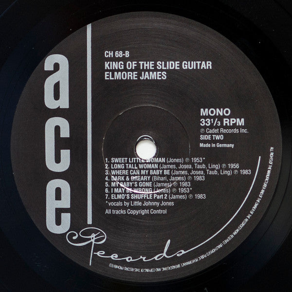 Elmore James : King Of The Slide Guitar (LP, Mono)