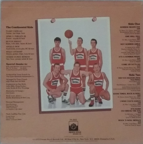 Flash Cadillac And The Continental Kids* : Sons Of The Beaches (LP, Album)