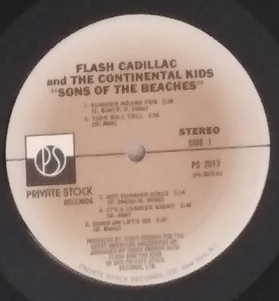 Flash Cadillac And The Continental Kids* : Sons Of The Beaches (LP, Album)