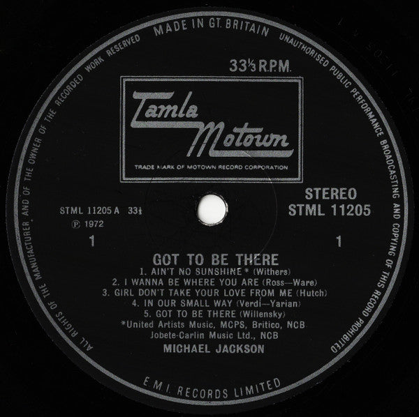Michael Jackson : Got To Be There (LP, Album)