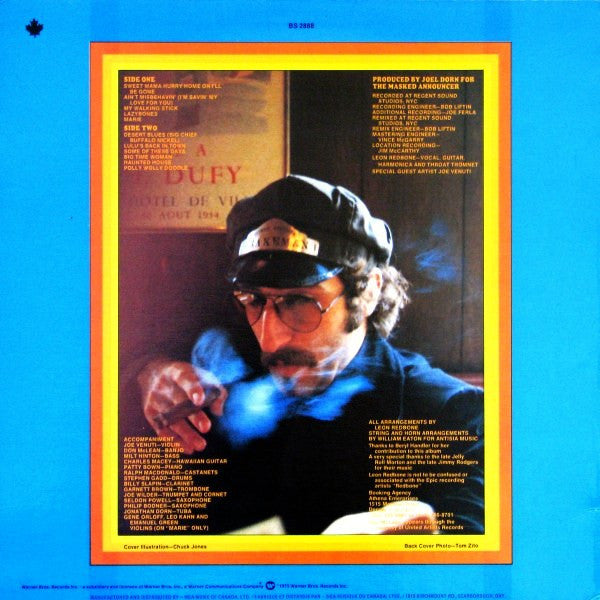 Leon Redbone : On The Track (LP, Album, RE)