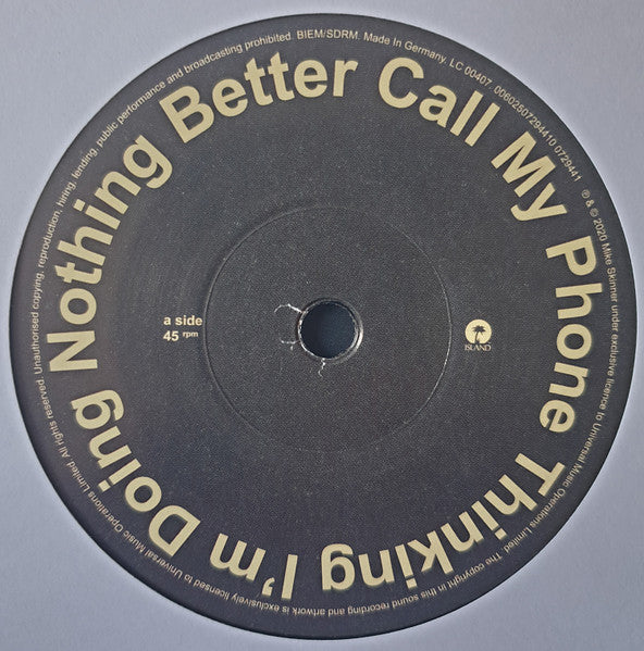 The Streets : Call My Phone Thinking I’m Doing Nothing Better (7", Single, Promo)