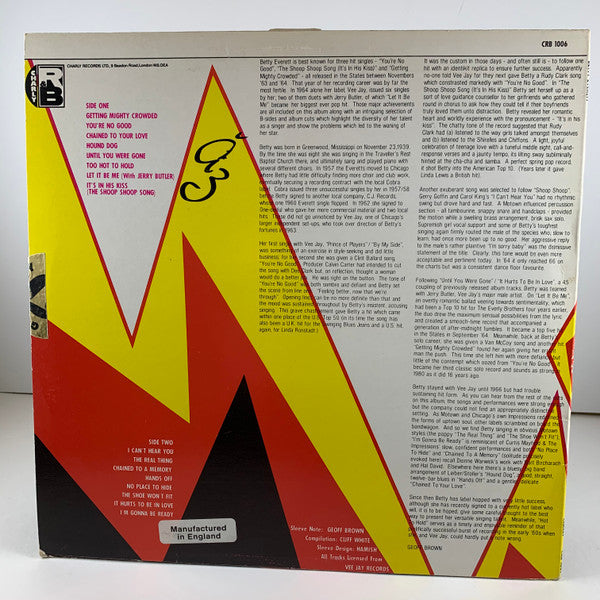 Betty Everett : Hot To Hold (LP, Comp)