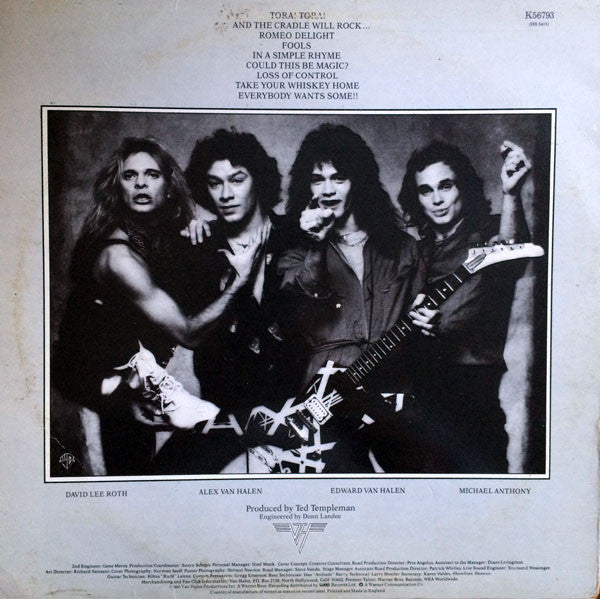 Van Halen : Women And Children First (LP, Album)