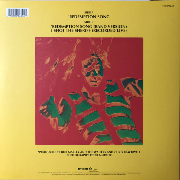 Bob Marley And The Wailers* : Redemption Song (12", RSD, Ltd, RE, Cle)