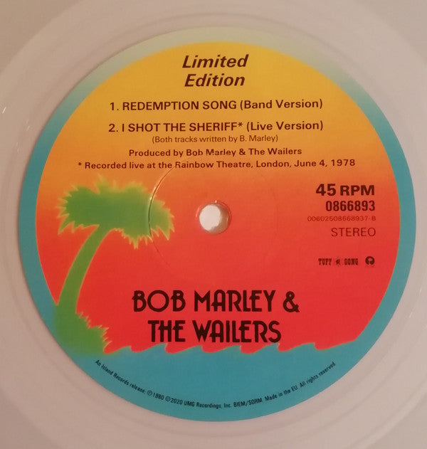 Bob Marley And The Wailers* : Redemption Song (12", RSD, Ltd, RE, Cle)