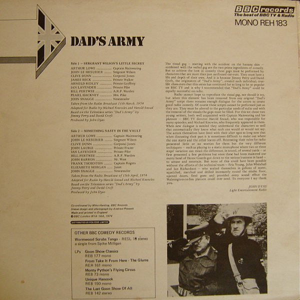 Dad's Army : Dad's Army (LP, Mono)