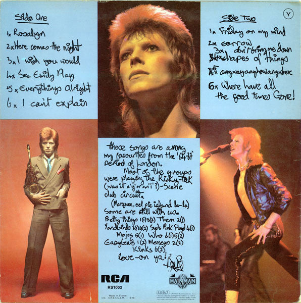 Bowie* : Pinups (LP, Album)