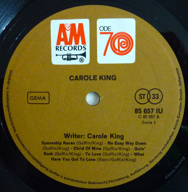 Carole King : Writer (LP, Album)