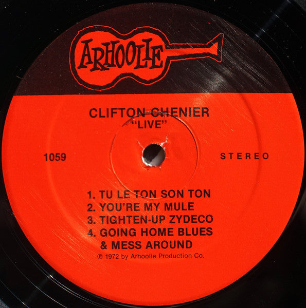 Clifton Chenier : Live (LP, RE, RP)