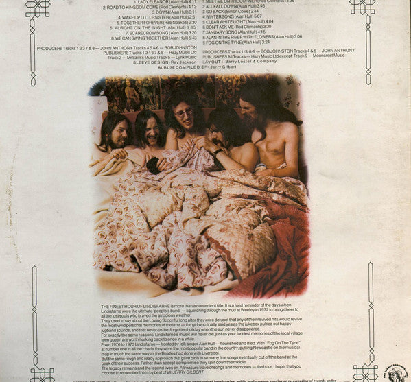 Lindisfarne : Lindisfarne's Finest Hour (LP, Album, Comp)