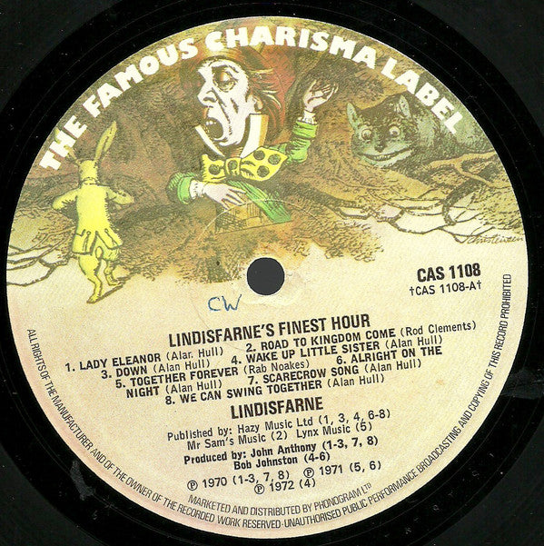 Lindisfarne : Lindisfarne's Finest Hour (LP, Album, Comp)