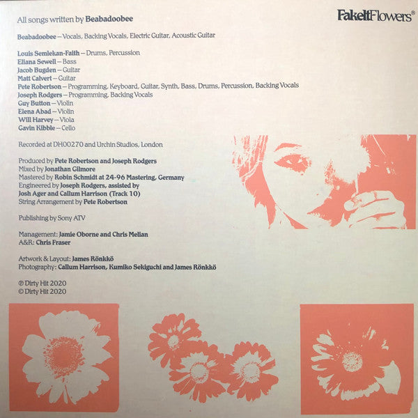 beabadoobee : Fake It Flowers (LP, Album, Nat)