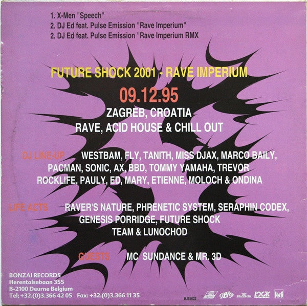 Various : Future Shock 2001 (12")
