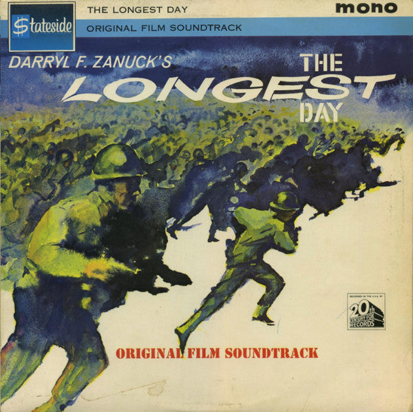 Lowell Thomas / Paul Anka / Darryl F. Zanuck : The Longest Day (The Original Film Sound Track) (LP, Album, Mono)