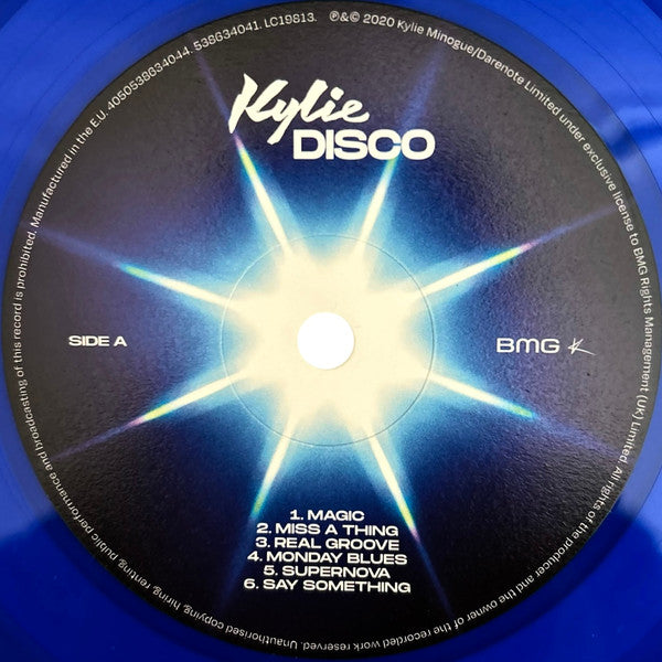 Kylie* : Disco (LP, Album, Ltd, Blu)