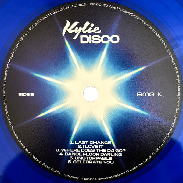 Kylie* : Disco (LP, Album, Ltd, Blu)