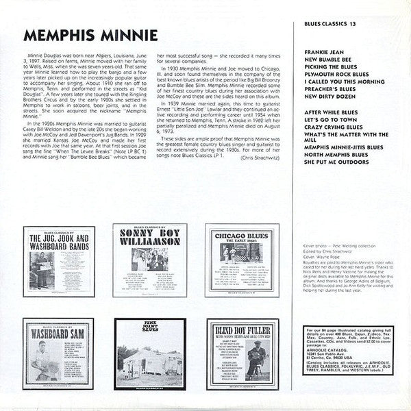 Memphis Minnie : Vol. 2 • Early Recordings With Kansas Joe McCoy (LP, Comp, Mono, RE)
