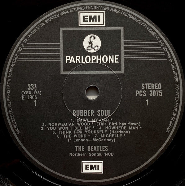 The Beatles : Rubber Soul (LP, Album, RE)
