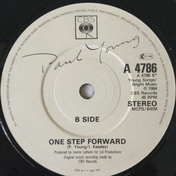 Paul Young : I'm Gonna Tear Your Playhouse Down (7", Single)