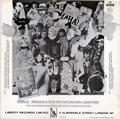 Bonzo Dog Doo/Dah Band* : Gorilla (LP, Album, Mono)