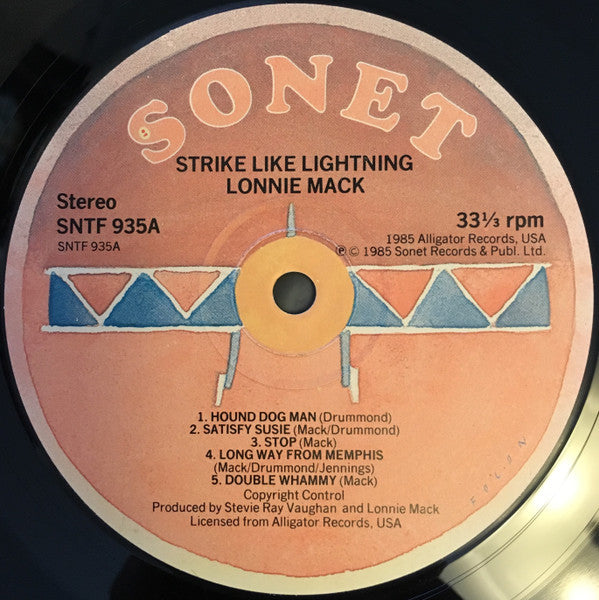 Lonnie Mack : Strike Like Lightning (LP, Album)