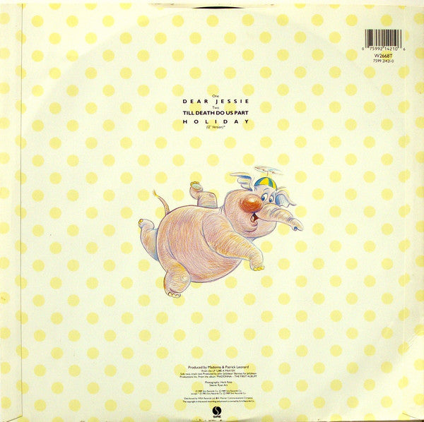 Madonna : Dear Jessie (12", Single)