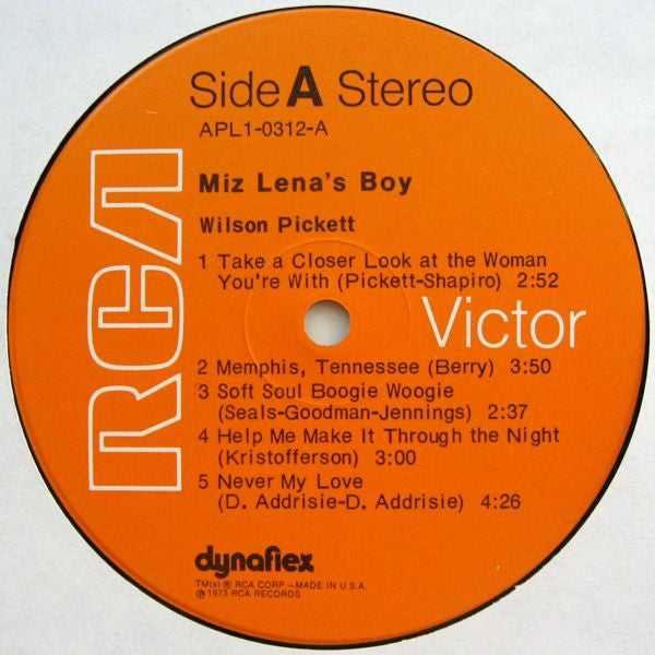 Wilson Pickett : Miz Lena's Boy (LP, Album, Hol)