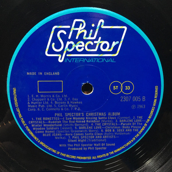 Various : Phil Spector's Christmas Album (LP, Album, RE)