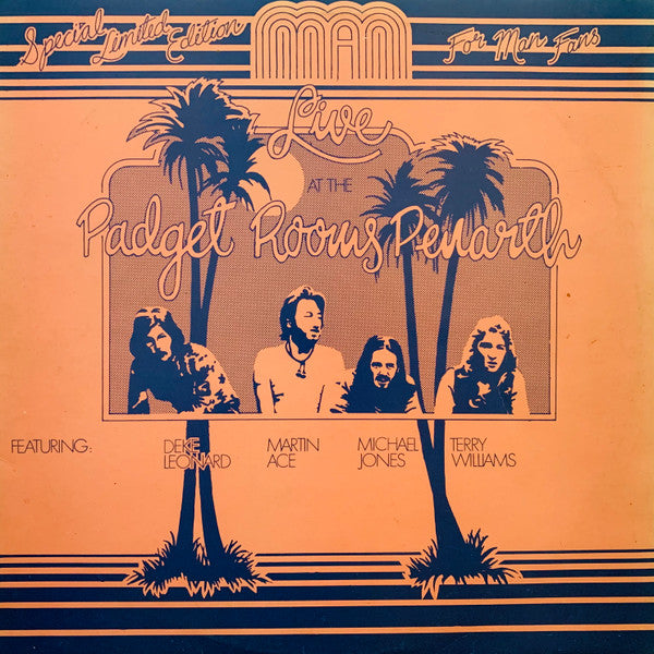 Man : Live At The Padget Rooms, Penarth (LP, Album, Ltd, "Si)