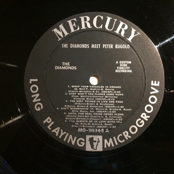 The Diamonds : The Diamonds Meet Pete Rugolo (LP, Mono)