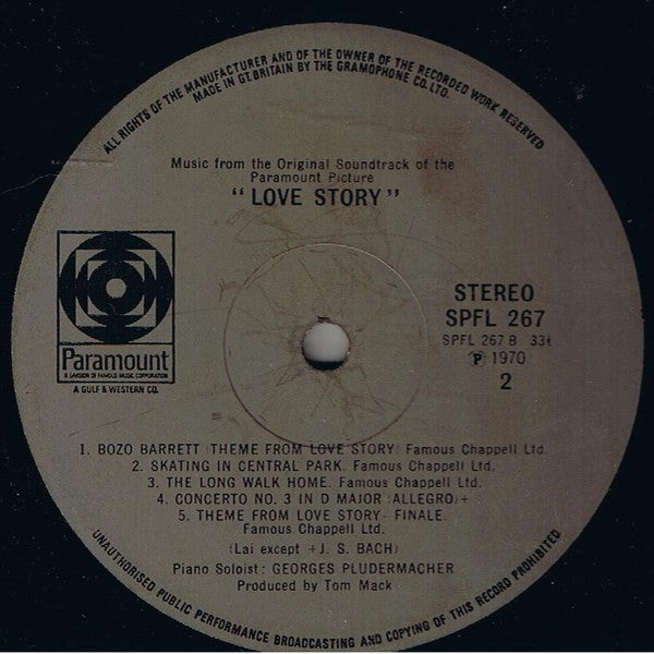 Francis Lai : Love Story - Music From The Original Soundtrack (LP)