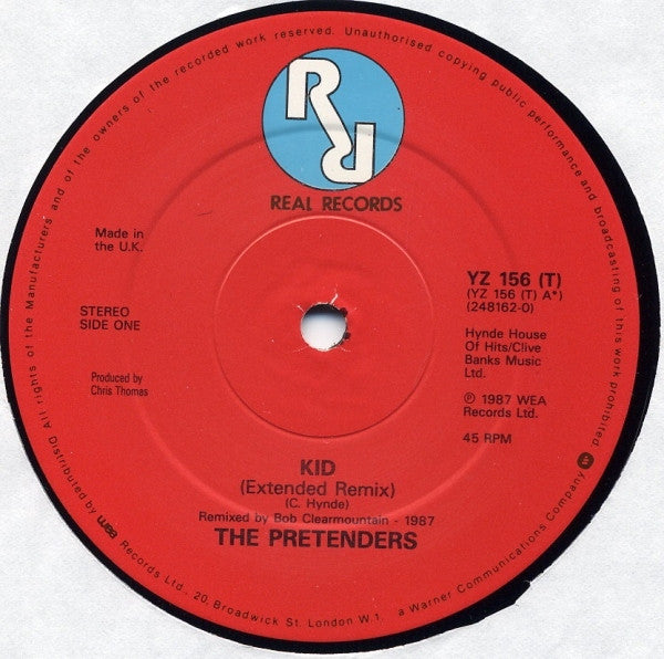 Pretenders* : Kid (Extended Remix) (12", Single)