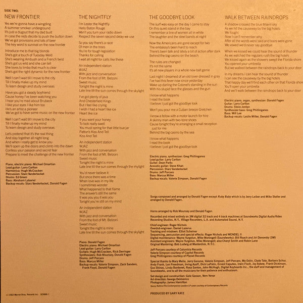 Donald Fagen : The Nightfly (LP, Album)