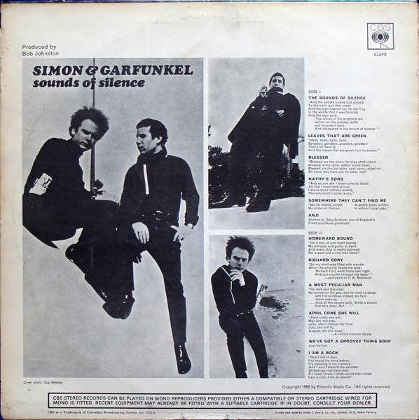 Simon & Garfunkel : Sounds Of Silence (LP, Album, RP, Ern)