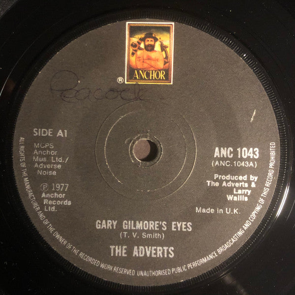 The Adverts : Gary Gilmore's Eyes / Bored Teenagers (7", Single, Dif)