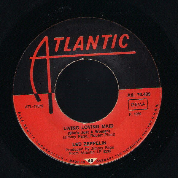 Led Zeppelin : Whole Lotta Love (7", Single)