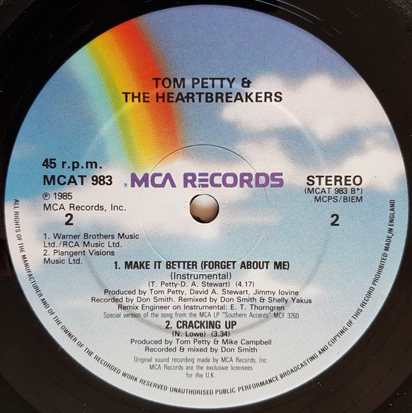 Tom Petty And The Heartbreakers : Make It Better (Forget About Me) (12", Single)