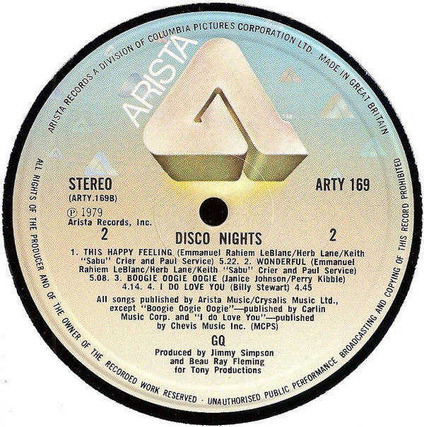 GQ : Disco Nights (LP, Album)