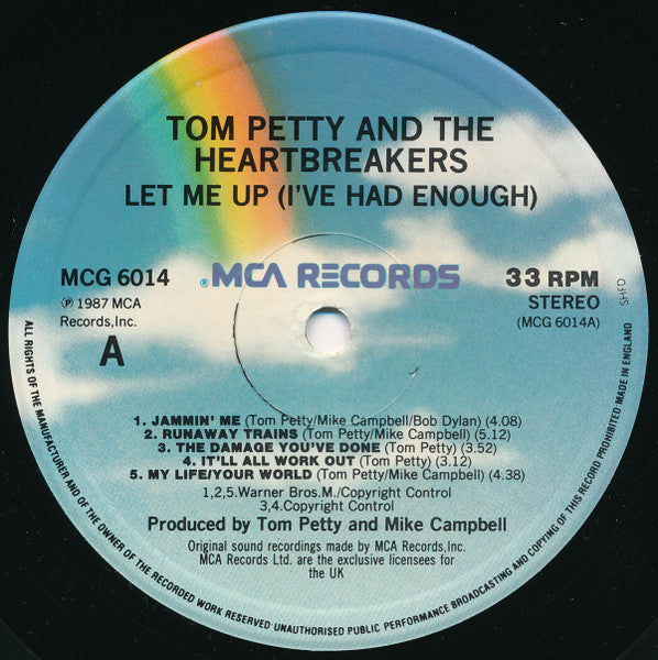 Tom Petty & The Heartbreakers* : Let Me Up (I've Had Enough) (LP, Album)